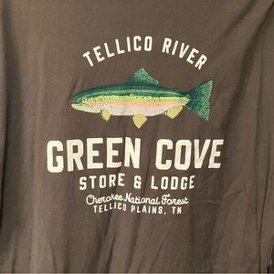 🦆 Tellico River 💦 Graphic Hanes Tee size 2XL new never worn